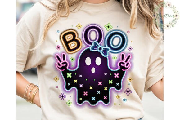 Download Neon Ghost Boo Halloween PNG Clipart - Ghost boo Collection